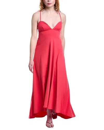 Susana Monaco Sweetheart String High-low Maxi Dress In Pink