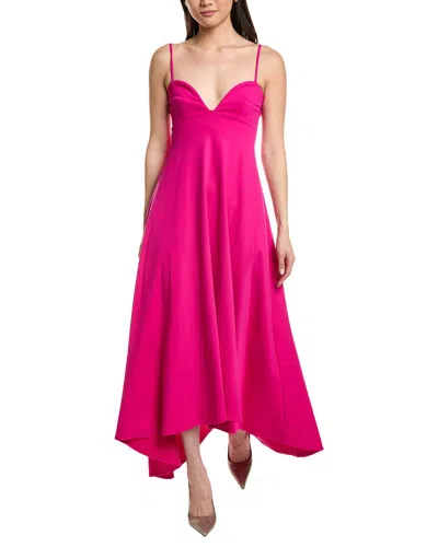 Susana Monaco Sweetheart String High-low Dress In Pink
