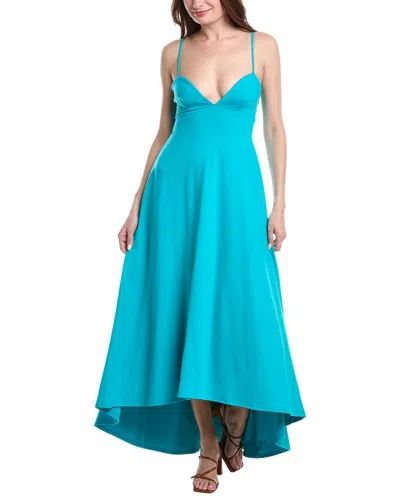 Susana Monaco Sweetheart String High-low Maxi Dress In Blue