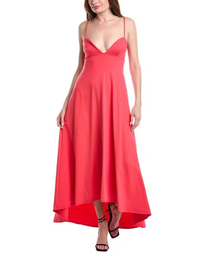 Susana Monaco Sweetheart String High-low Maxi Dress In Pink