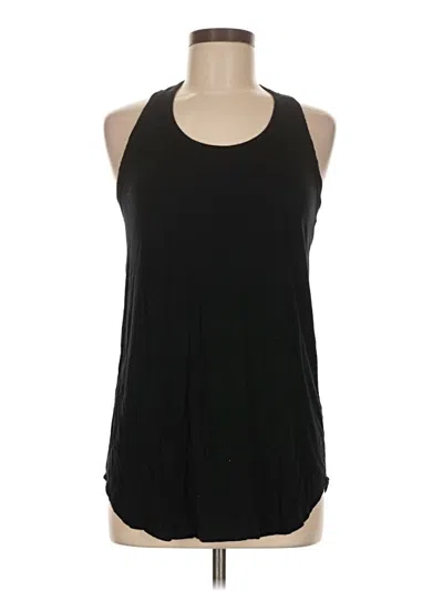 Pre-owned Susana Monaco Tank Top Black Halter Neckline Tops