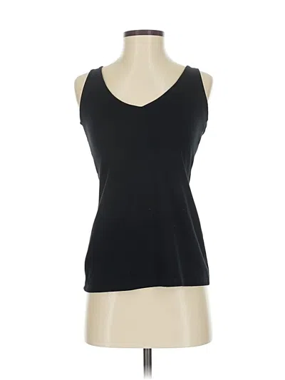 Pre-owned Susana Monaco Tank Top Black Strapless Neckline Tops
