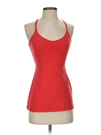Pre-owned Susana Monaco Tank Top Red Halter Neckline Tops