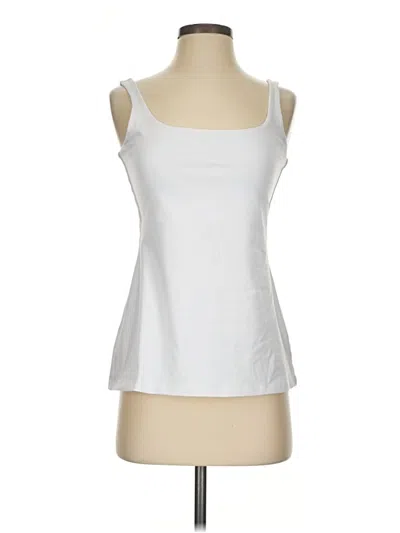 Pre-owned Susana Monaco Tank Top Silver Strapless Neckline Tops