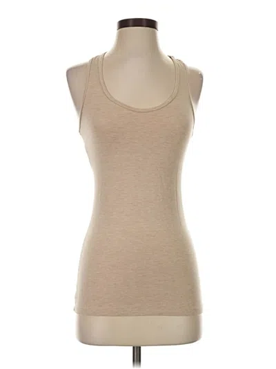 Pre-owned Susana Monaco Tank Top Tan Halter Neckline Tops