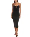 Susana Monaco Trapeze Wire Tank Dress In Black