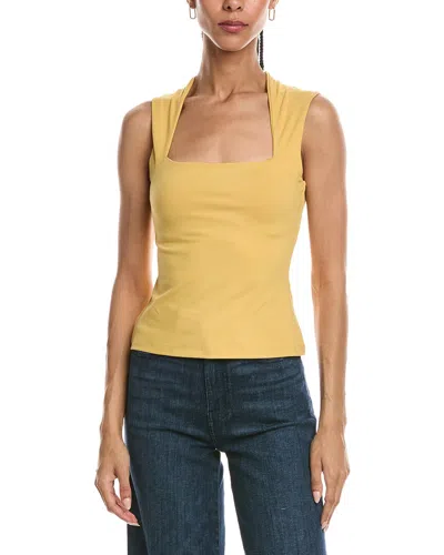 Susana Monaco Tube Front Tank Top In Yellow