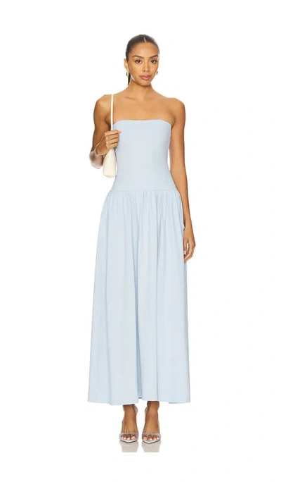 Susana Monaco Tube Low Waist Dress In Blue