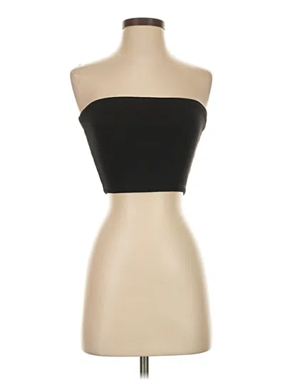 Pre-owned Susana Monaco Tube Top Black Strapless Neckline Tops
