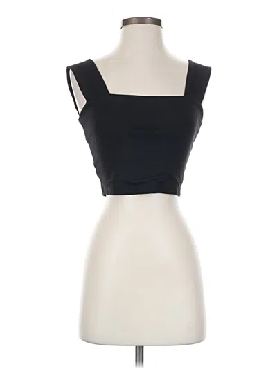 Pre-owned Susana Monaco Tube Top Black Strapless Neckline Tops