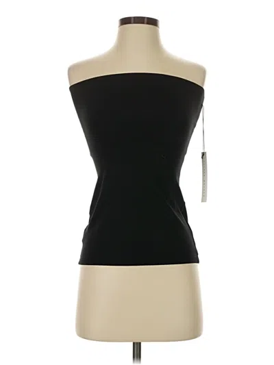 Susana Monaco Tube Top Black Strapless Neckline Tops
