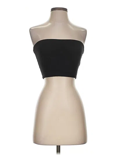 Pre-owned Susana Monaco Tube Top Black Strapless Neckline Tops