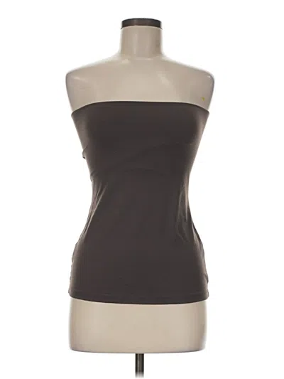 Pre-owned Susana Monaco Tube Top Brown Strapless Neckline Tops