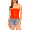 Susana Monaco Tube Top In Cherry Tomato