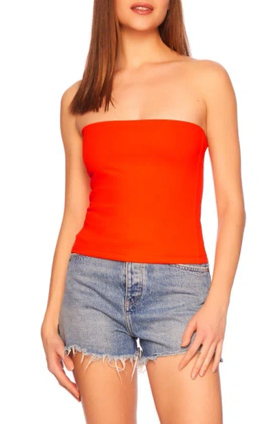 Susana Monaco Tube Top In Cherry Tomato