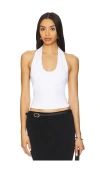 Susana Monaco Urban Halter Top In White