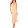 Susana Monaco Velvet Slipdress In Belgian Creme