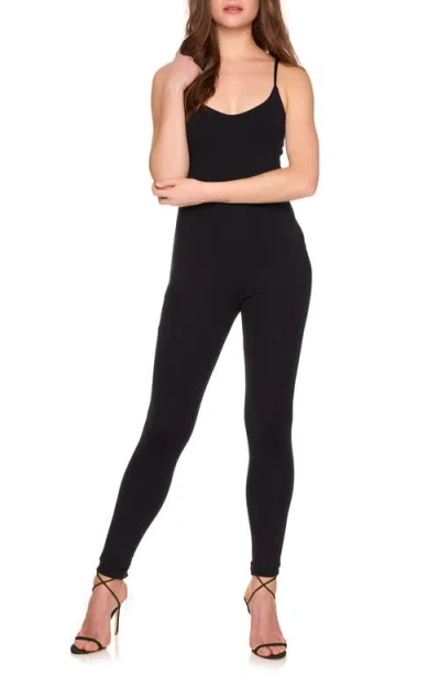 Susana Monaco Very V String Jumspuit In Black