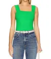 Susana Monaco Wide Strap Tank Top In Zing In Multi