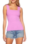 Susana Monaco Wide Strap Tank Top In Snapdragon