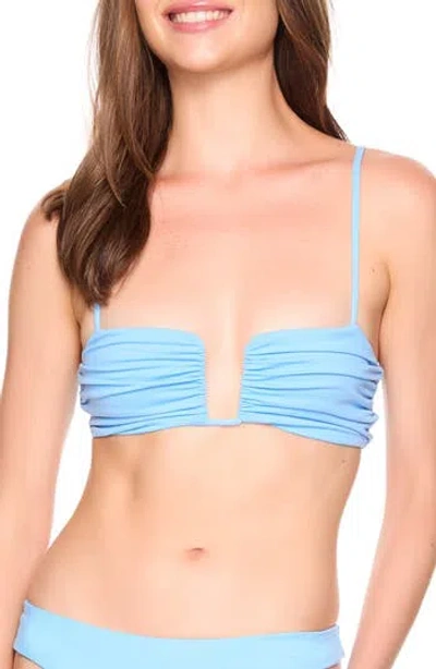 Susana Monaco Wired Bikini Top In Blue