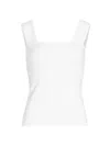 Susana Monaco Square Neck Tank Top In Sugar