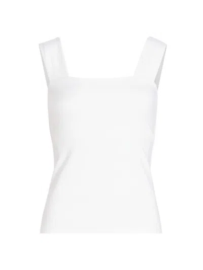 Susana Monaco Square Neck Tank Top In Sugar