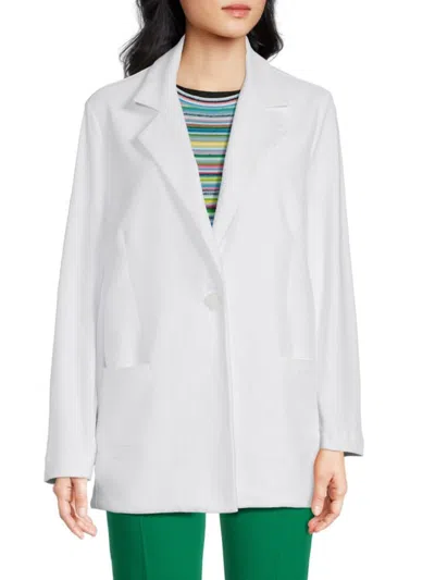 Susana Monaco Women's Oversized Blazer In Sugar