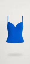 Susana Monaco Women's Sweetheart Tank Top In Cobalt Blue In Blue