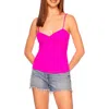 Susana Monaco Wrap Camisole In Pink
