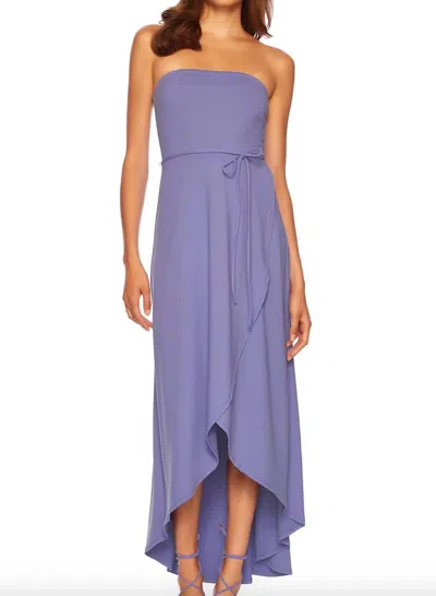 Susana Monaco Wrap Dress In Aster In Purple