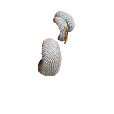 Susana Vega Jewelry Arele Earrings In Iris Grey