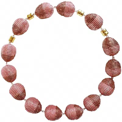 Susana Vega Jewelry Women's Roco Necklace In Pink/grapefruit In Multi