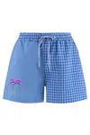 Susanna Blu Cotton Shorts