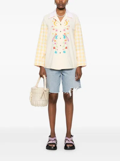 Susanna Blu Gardenia Shirt In Yellow