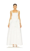 Susanna Chow Georgina Maxi Dress In 白色