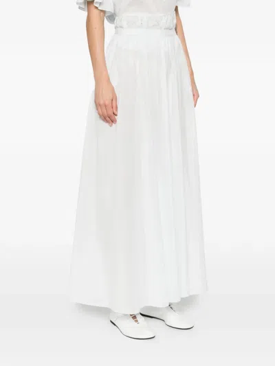 Susanne Bommer A-line Midi Skirt In Blue