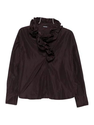 Susanne Bommer Blusa - Burdeos In Brown