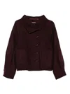 Susanne Bommer Button-fastening Patch-pocket Jacket In Brown