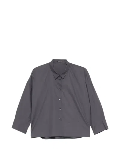 Susanne Bommer Buttoned Shirt In Gray