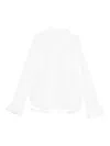 Susanne Bommer Ruffled-cuff Shirt In White