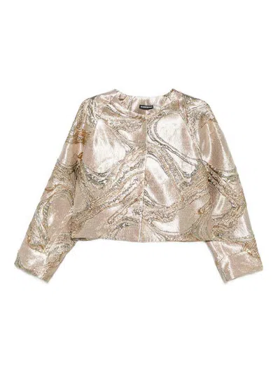 Susanne Bommer Chaqueta Casual - Dorado In Nude
