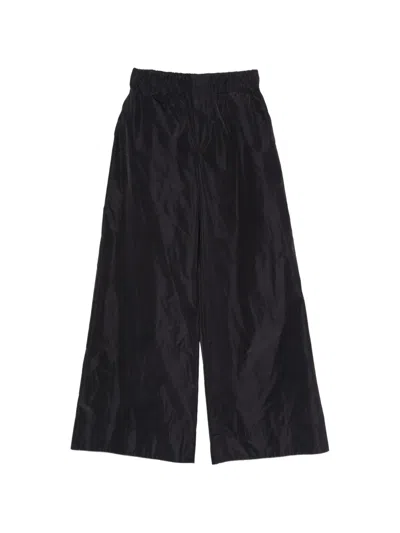 Susanne Bommer Elasticated-waistband Wide-leg Trousers In Blue