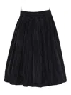 Susanne Bommer Taffetas Midi Skirt In Blue