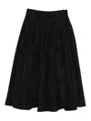 Susanne Bommer Taffetas Midi Skirt In Black