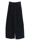 Susanne Bommer High-waisted Palazzo Trousers In Black