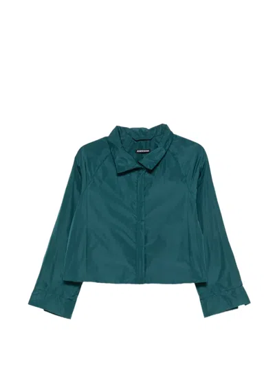 Susanne Bommer Padded Cropped Jacket In Green