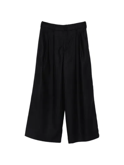 Susanne Bommer Pleated Palazzo Pants In 블루