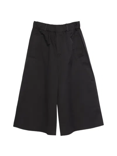 Susanne Bommer Pocket Culottes Trousers In Black