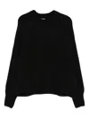 Susanne Bommer Raglan-sleeve Jumper In Black